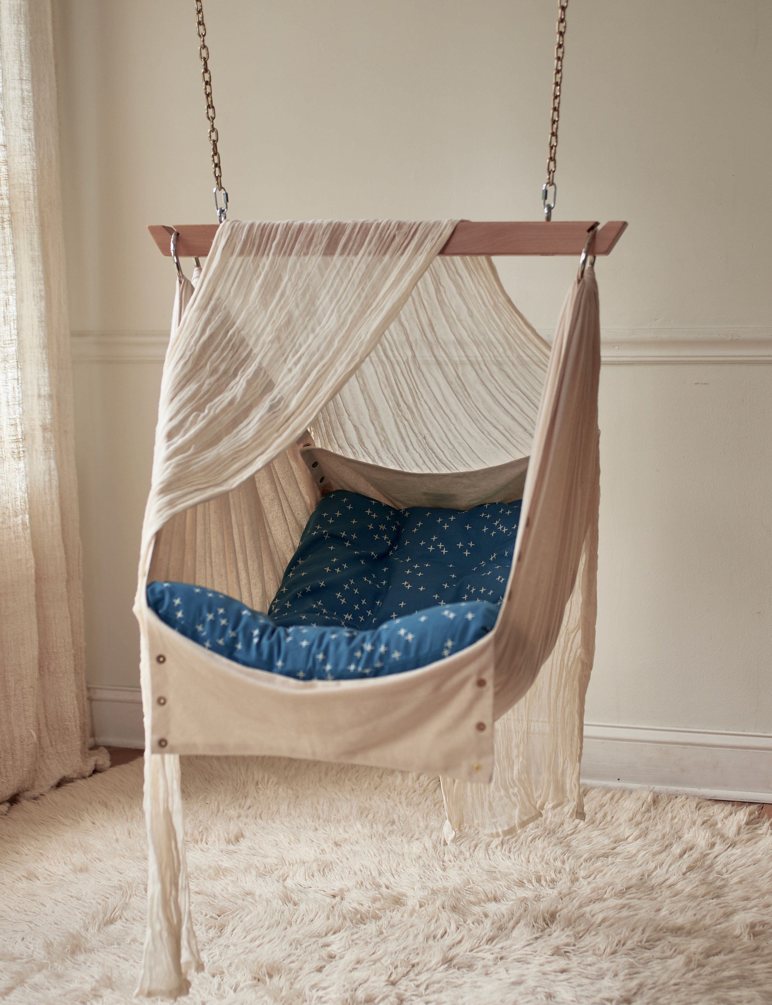 Teal Baby Hammock Hardware Included Lunalay Hammocks