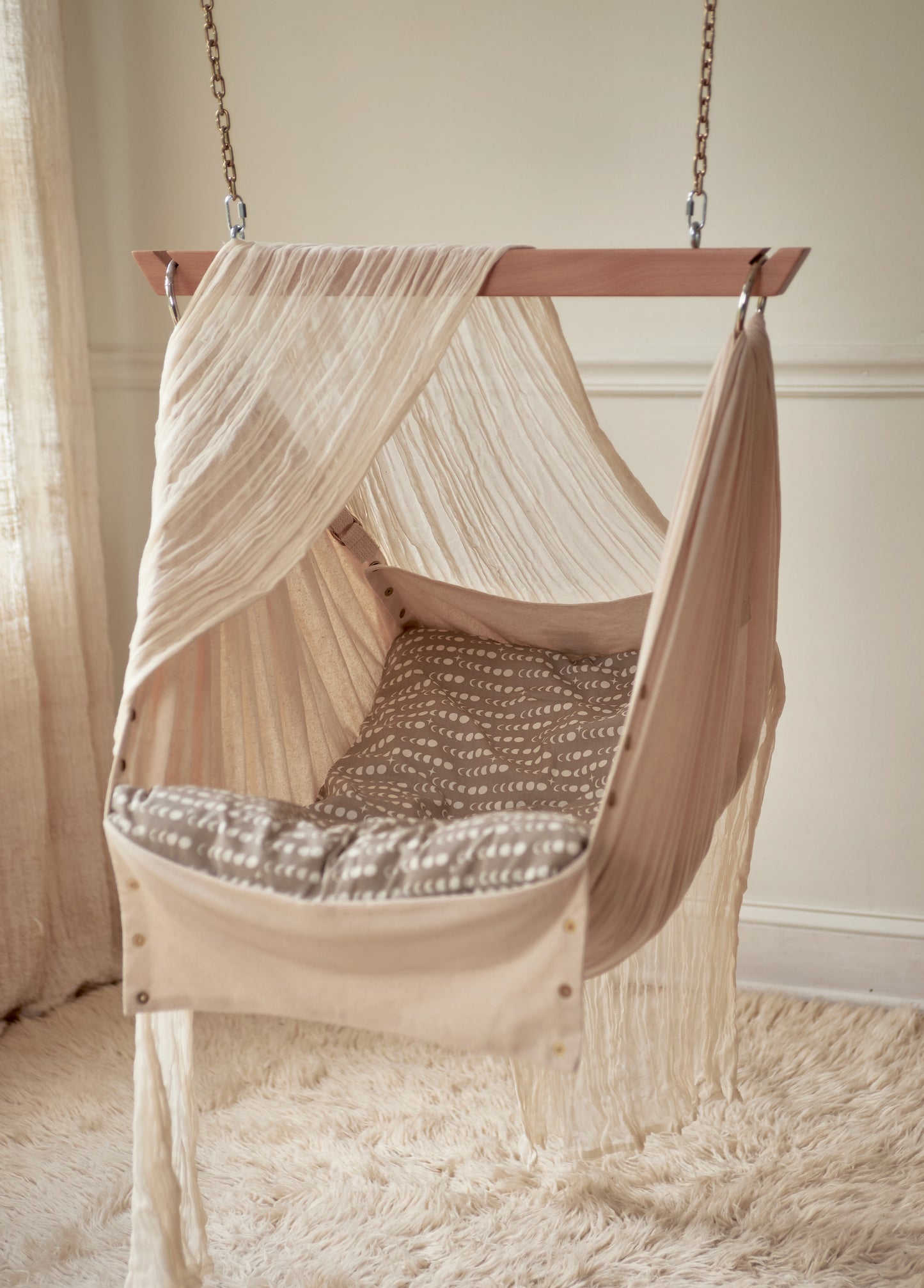 Grey Baby Hammock : Hardware Included